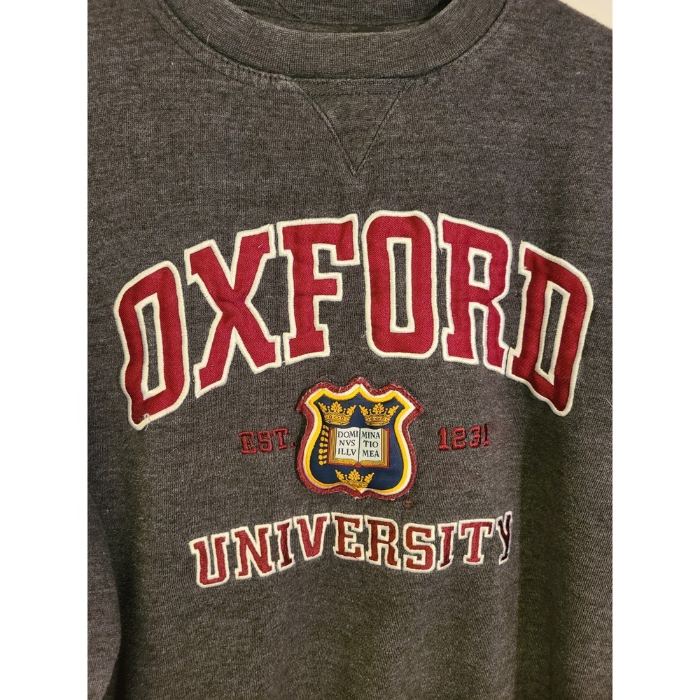 Oxford University Crewneck Sweatshirt Women L Official Merchandise Embroidered